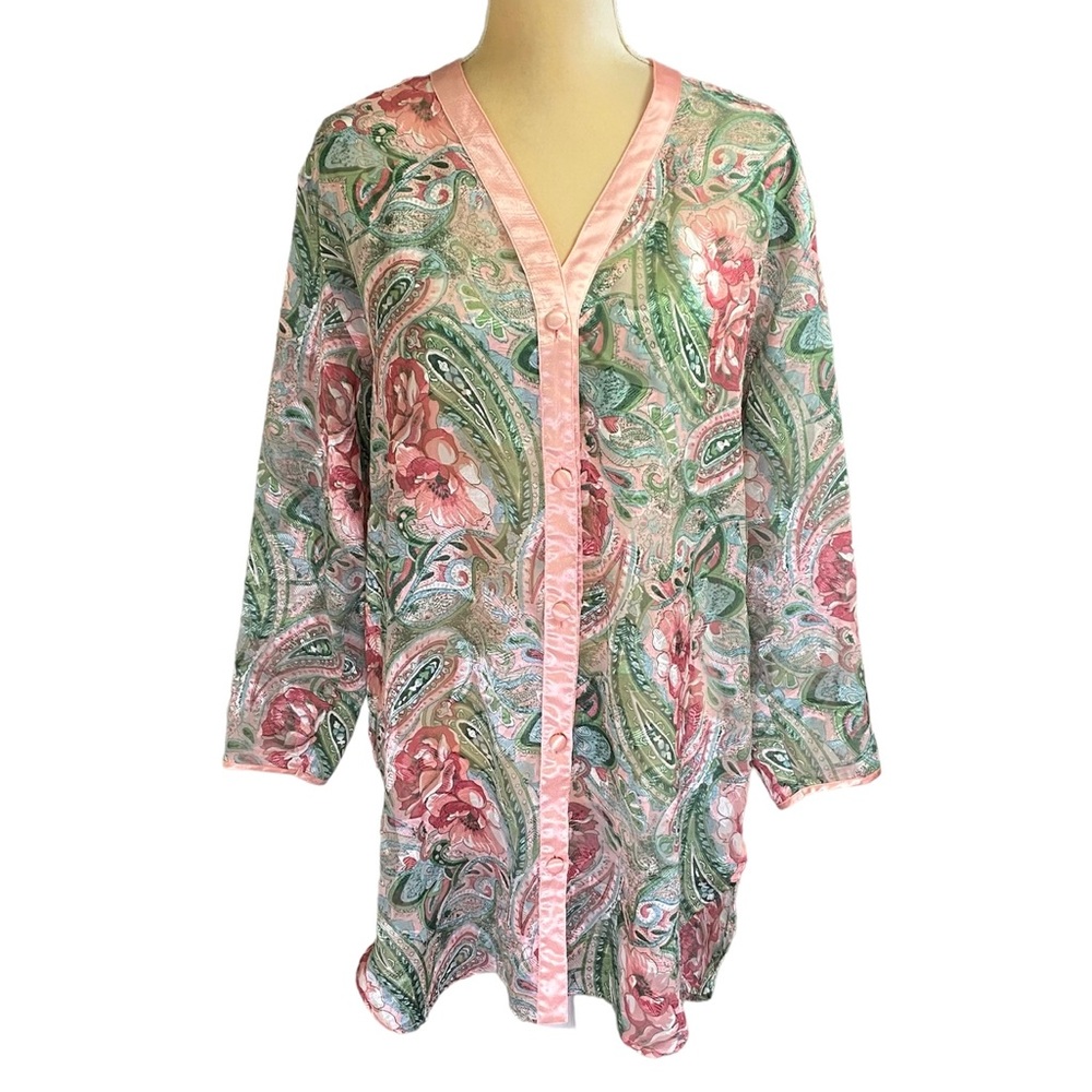 Victoria’s Secret Gold Label Button Front Sleep Shirt
